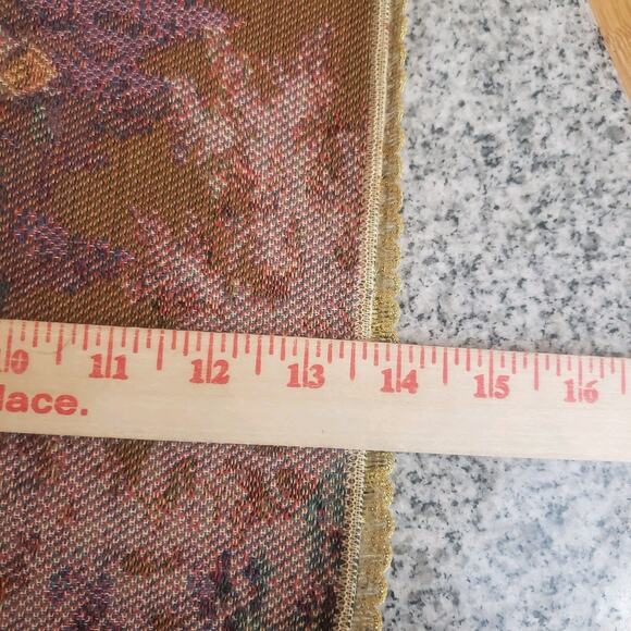 VTG Tapisseries Du Lion Napperon Francois Boucheron Society In The Park Scenes-2 - Picture 9 of 9